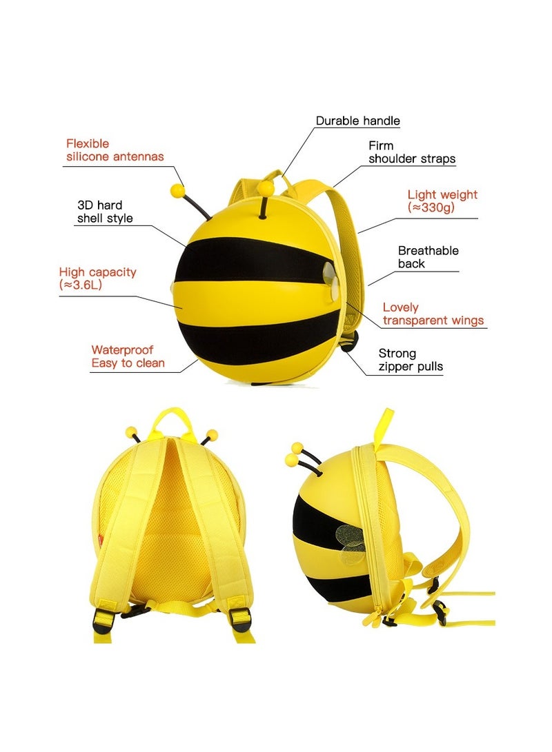 Supercute Backpack Bumblebee 3D Design Yellow Color - Image 2